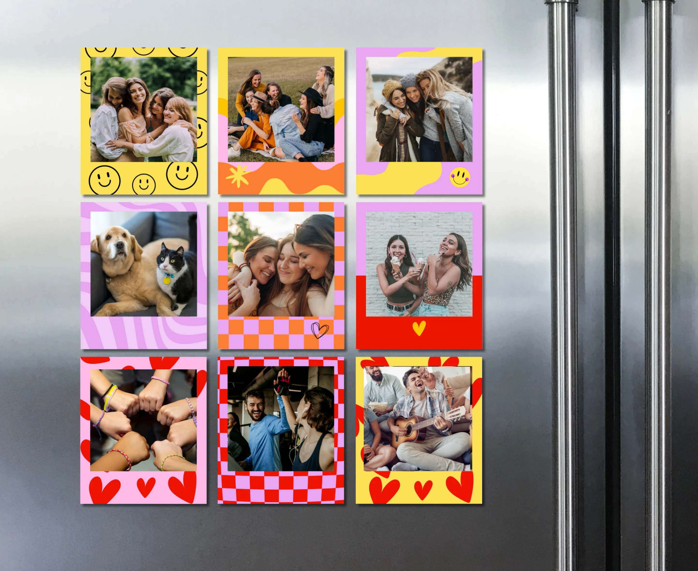Pack Pola Magnets Amigos
