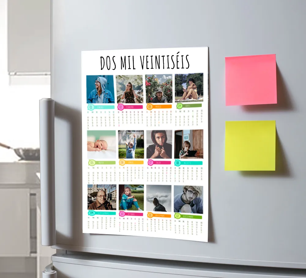 Calendario IMAN 20x30cm 1pag.- 2026