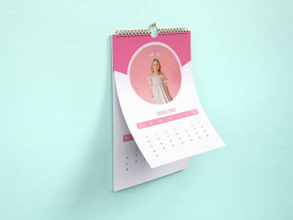 2024- Calendario 20x30cm - Pink