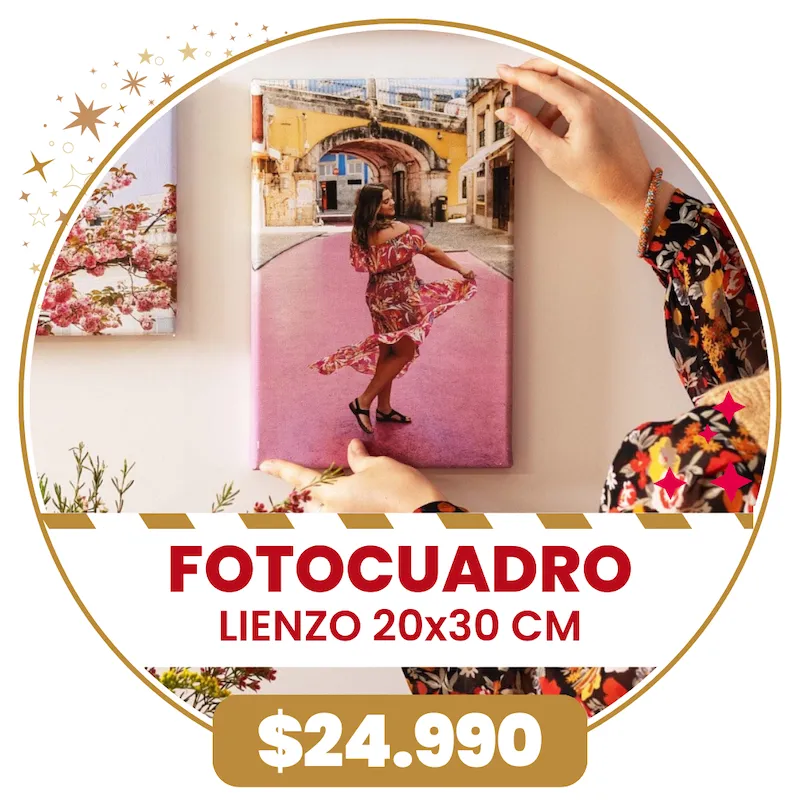 FotoCuadro de Lienzo 20x30 cm a $24.990