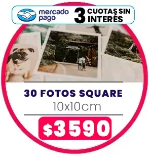30 fotos Square 10x10 a $3590