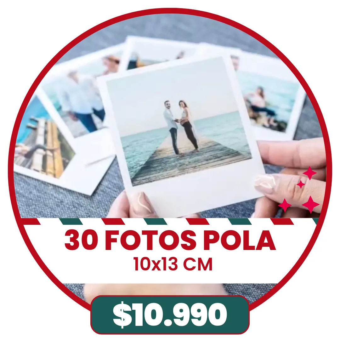30 Fotos Pola 10x13 cm a $10.990