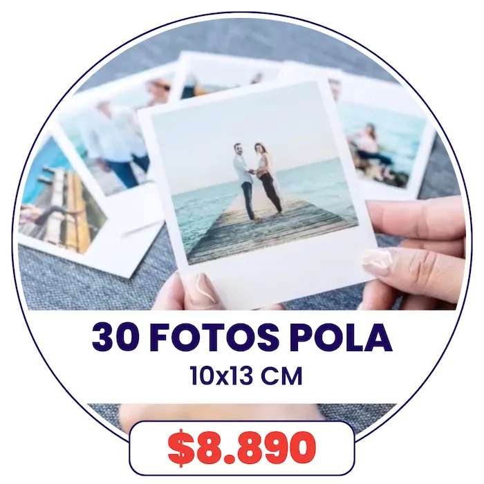 30 Fotos Pola 10x13 cm a $8.890 30 Fotos Pola 10x13 cm a $8.890