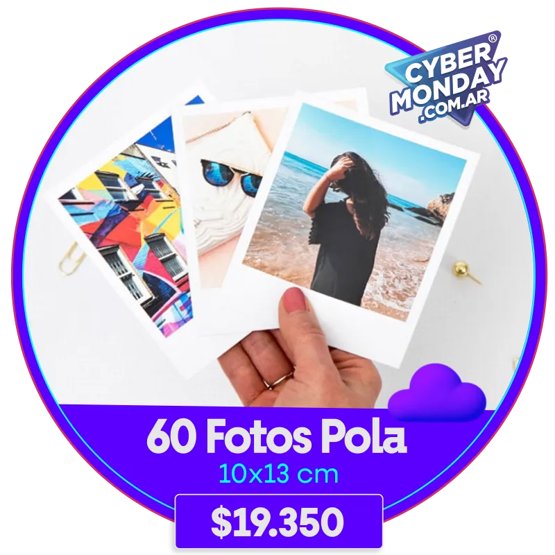 60 Fotos Pola 10x13 cm a $19.350