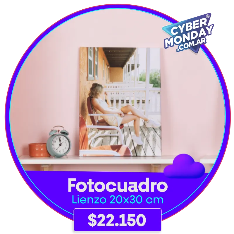 FotoCuadro de Lienzo 20x30 cm a $22.150