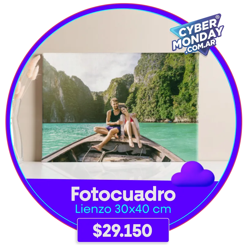 FotoCuadro de lienzo 30x40 cm a $29.150
