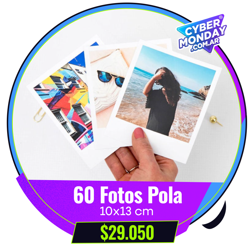 60 Fotos Pola 10x13 cm a $29.050