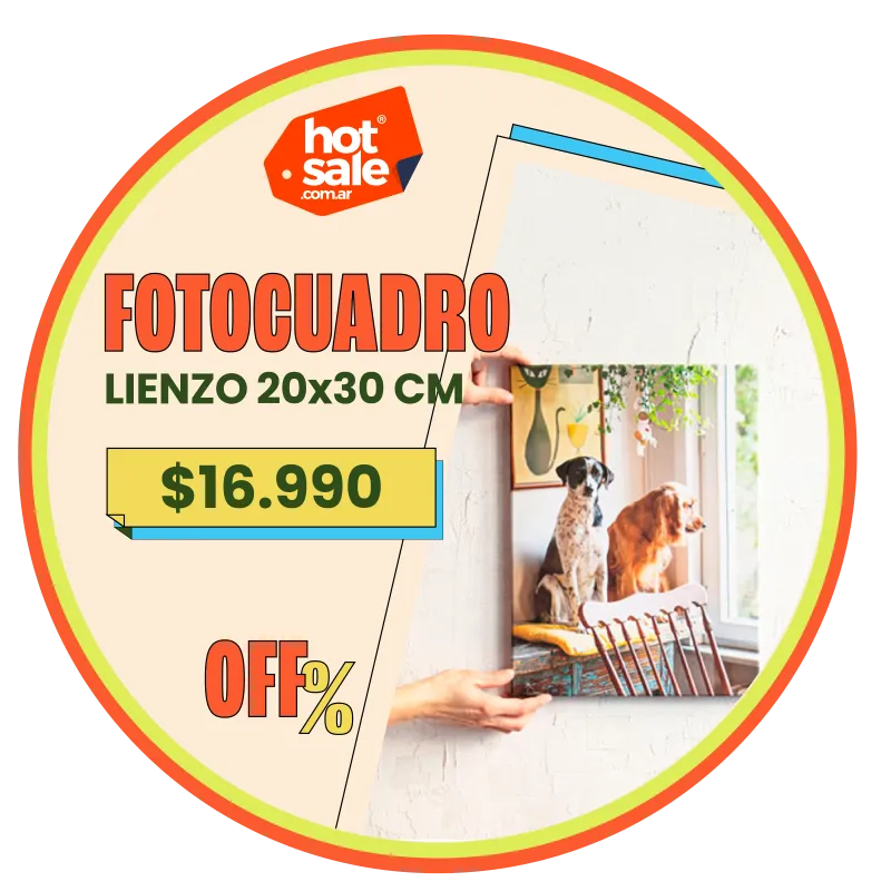 FotoCuadro de Lienzo 20x30 a $16.990 FotoCuadro de Lienzo 20x30 a $16.990