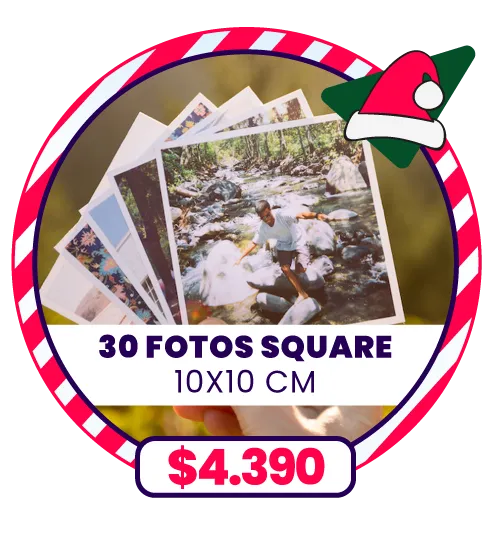 30 fotos Square 10x10 a $4.390
