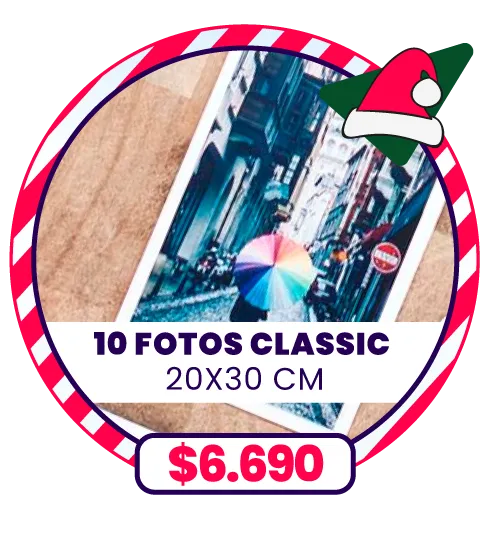 10 fotos Classic 20x30 $6.690