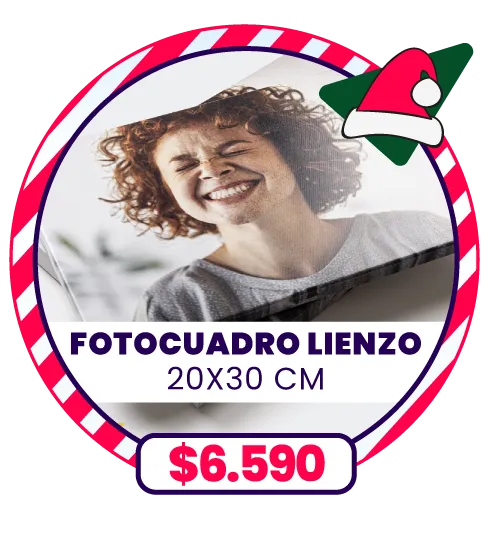 Fotocuadro de Lienzo 20x30 a $6.590