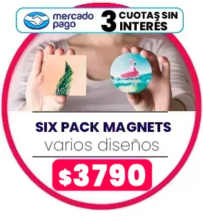 Six Pack Magnet a $3790