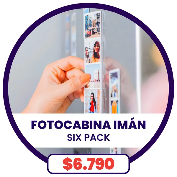 Six Pack FotoCabina Imantada a $6.790