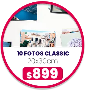 10 fotos Classic 20x30 $899