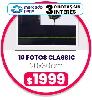 10 fotos Classic 20x30 $1999 10 fotos Classic 20x30 $1999