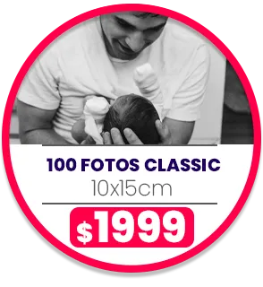 100 fotos Classic 10x15 a $1999