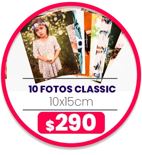 10 fotos Classic 10x15 a $290 10 fotos Classic 10x15 a $290