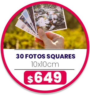 30 fotos Square 10x10 a $649