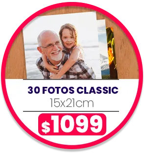 30 fotos Classic 15x21 a $1099