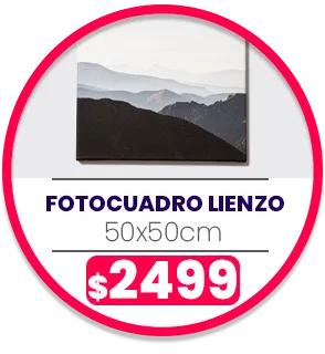 FotoCuadro de lienzo Square 50x50 a $2499