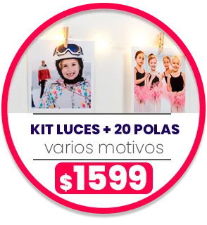 Kit Luces + 20 Polas a $1599 Kit Luces + 20 Polas a $1599