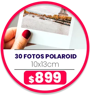 30 fotos Polaroid 10x13 a $899 30 fotos Polaroid 10x13 a $899