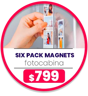 Six Pack Imán FotoCabina a $799
