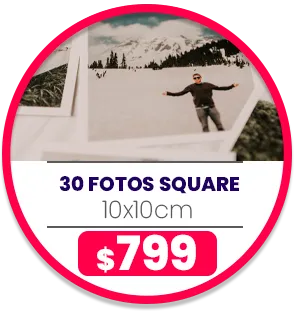 30 fotos Square 10x10 a $799