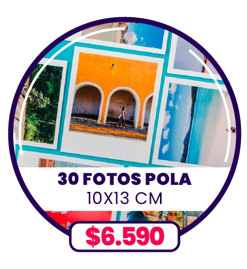30 Fotos Pola 10x13 a $6.590