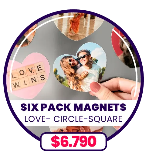 Six Pack Magnets a $6.790
