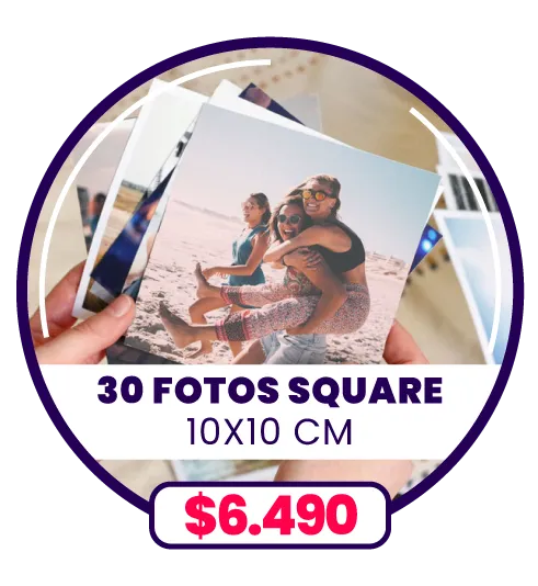 30 fotos Square 10x10 a $6.490