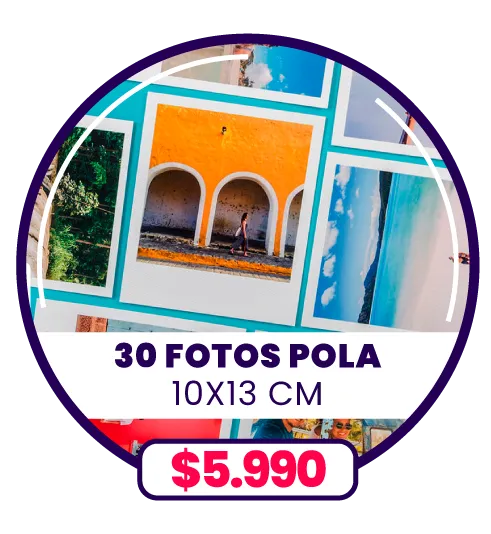 30 Fotos Pola 10x13 a $5.990