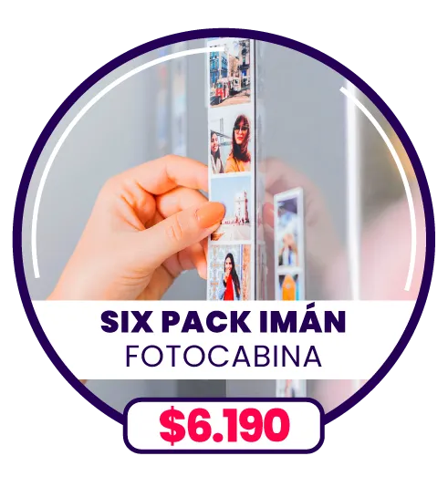 Six Pack Imán FotoCabina a $6.190